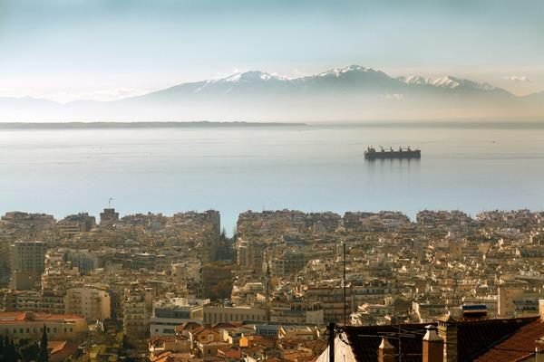 Thessaloniki - View from Ano Poli (Old Town)